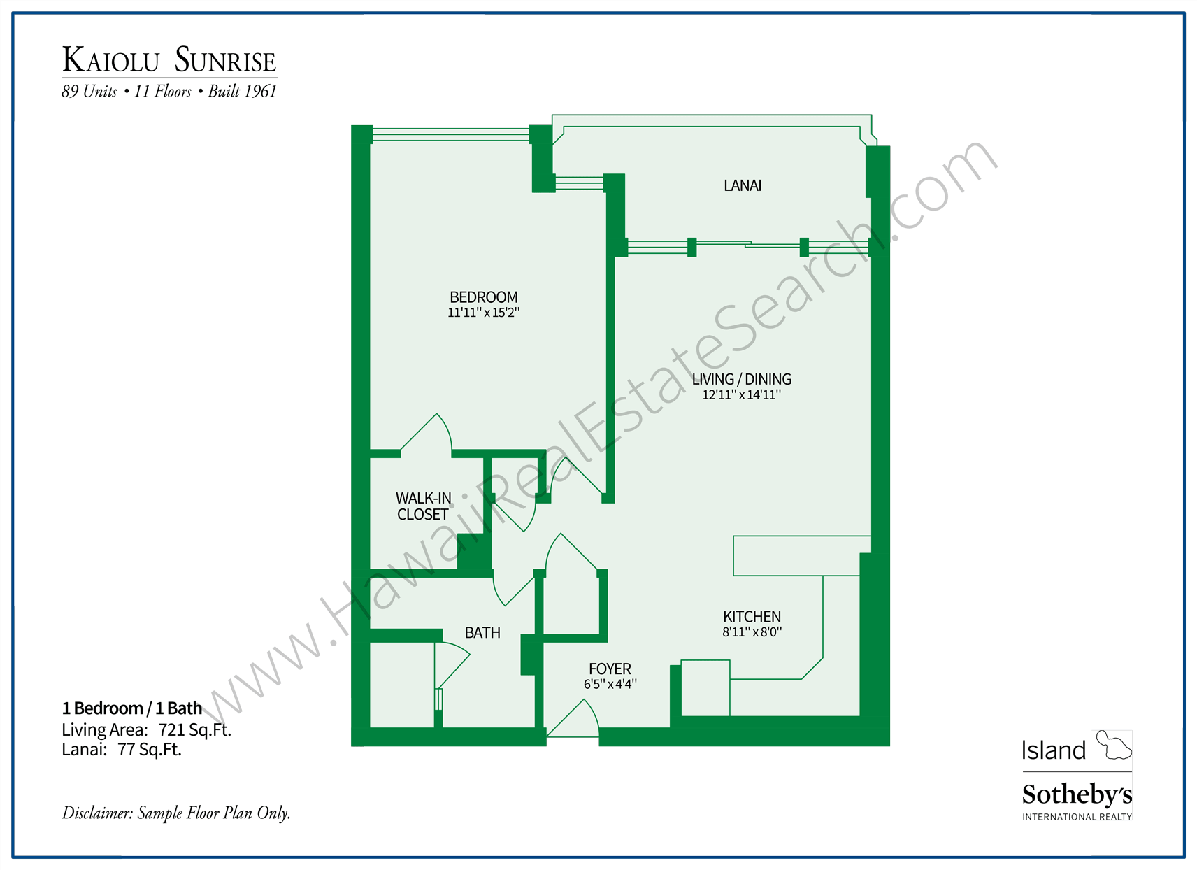Kaiolu Sunrise Floor Plan